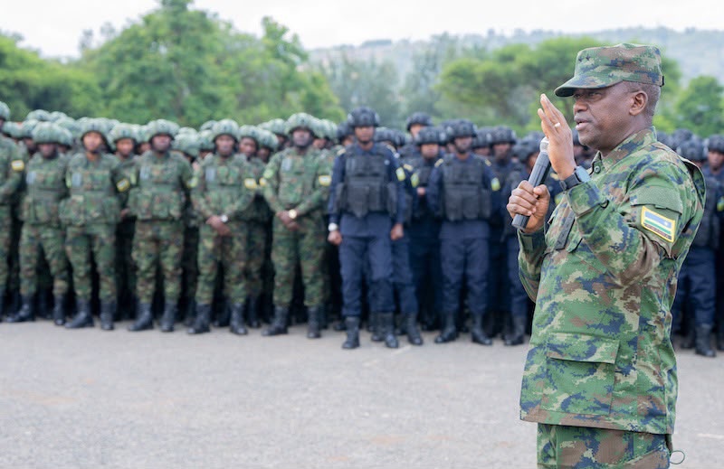Rwandan Defence Force personnel. Soldiers and police who bank with Zigama now face risks of delayed or irregular salary transfers as the institution is cut off from normal international financial channels.
